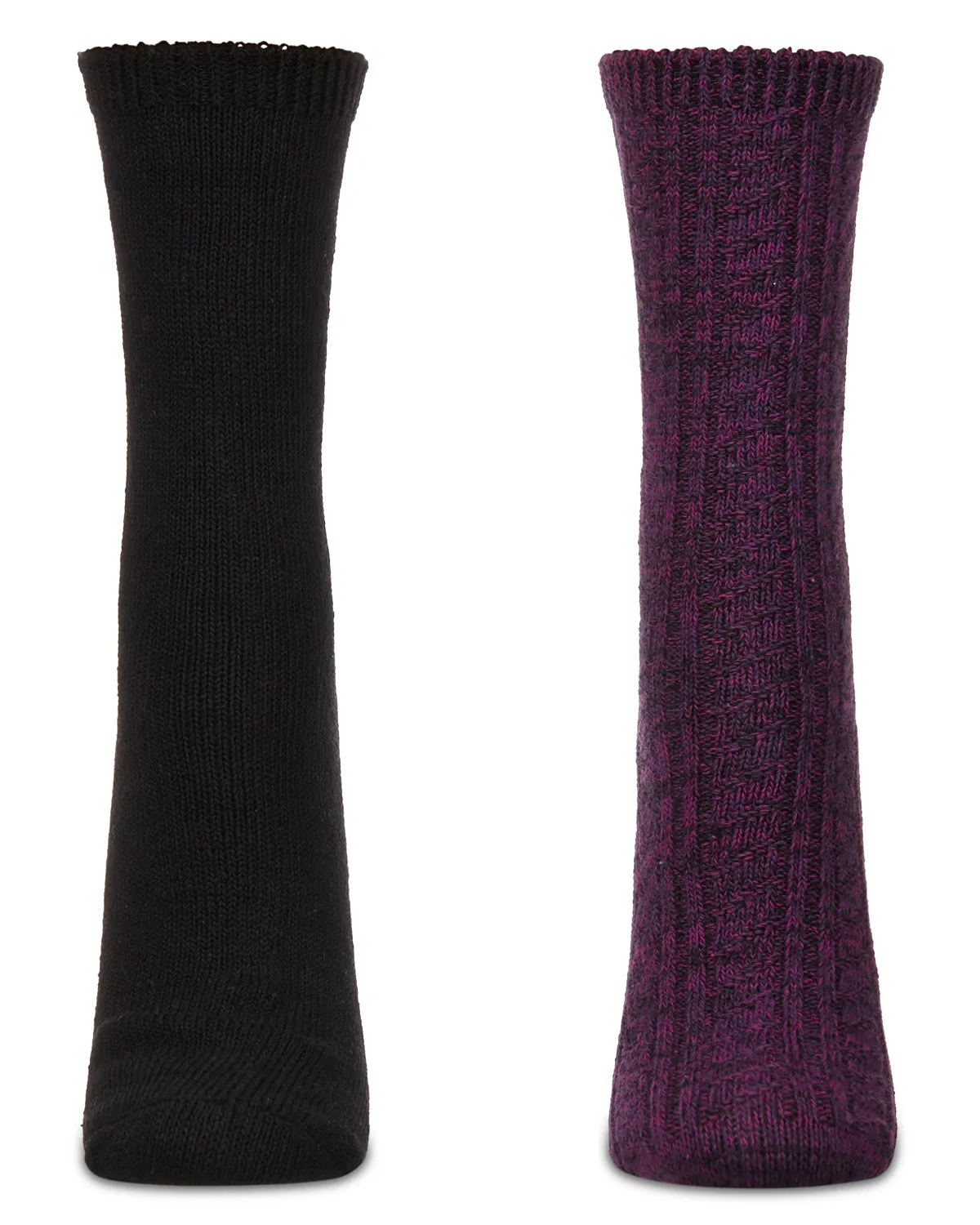 Women's 2 Pair Pack Waterfall Crew Socks sold by MeMoi product image thumbnail 3