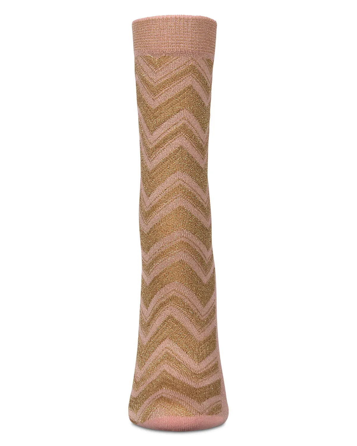 Women's Shimmer Chevron Crew Socks sold by MeMoi product image thumbnail 5