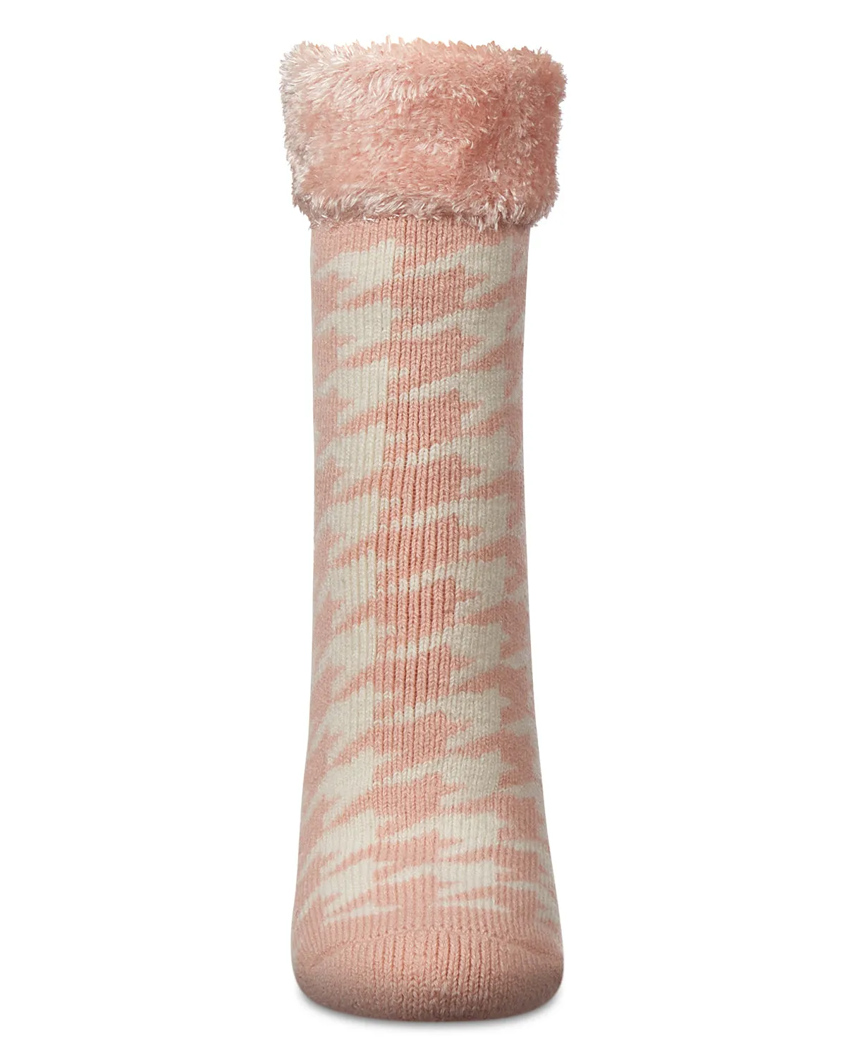 Women's Houndstooth Plush Cabin Socks sold by MeMoi product image thumbnail 2
