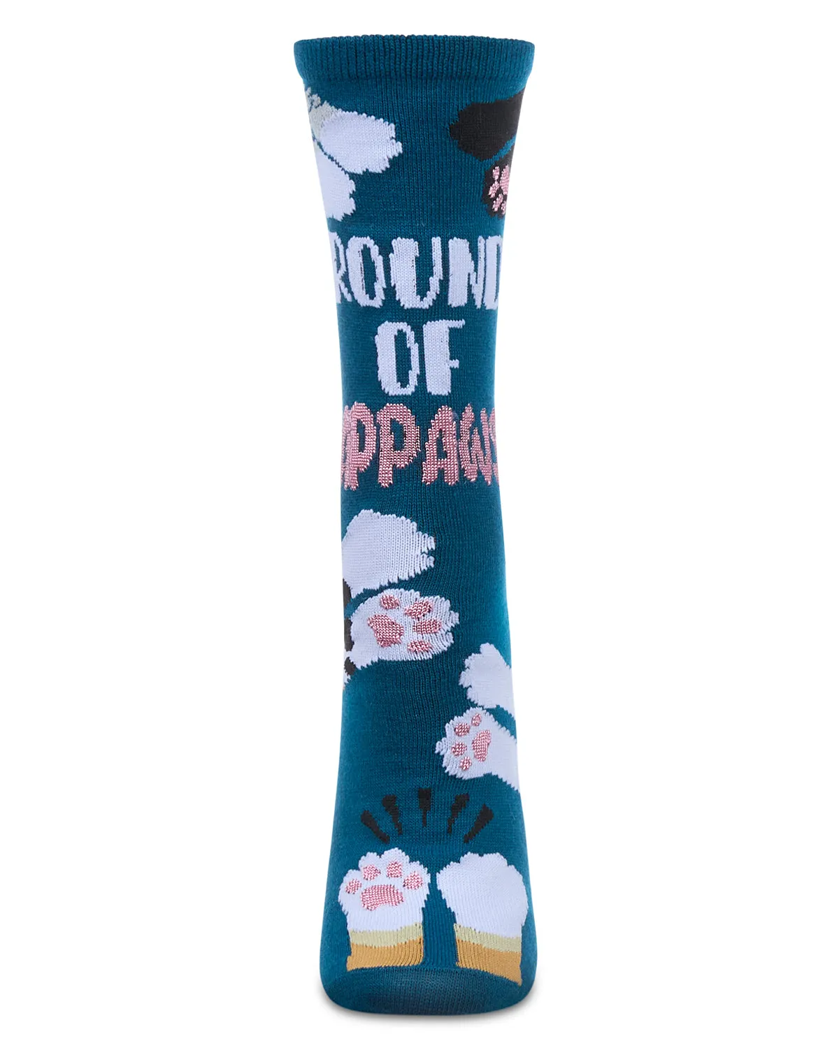 Round Of Appaws Greeting Card Crew Socks sold by MeMoi product image thumbnail 5