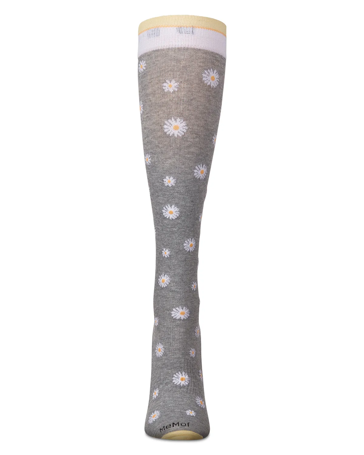 Daisies Cotton Blend 15-20 mmHg Graduated Compression Socks sold by MeMoi product image thumbnail 2
