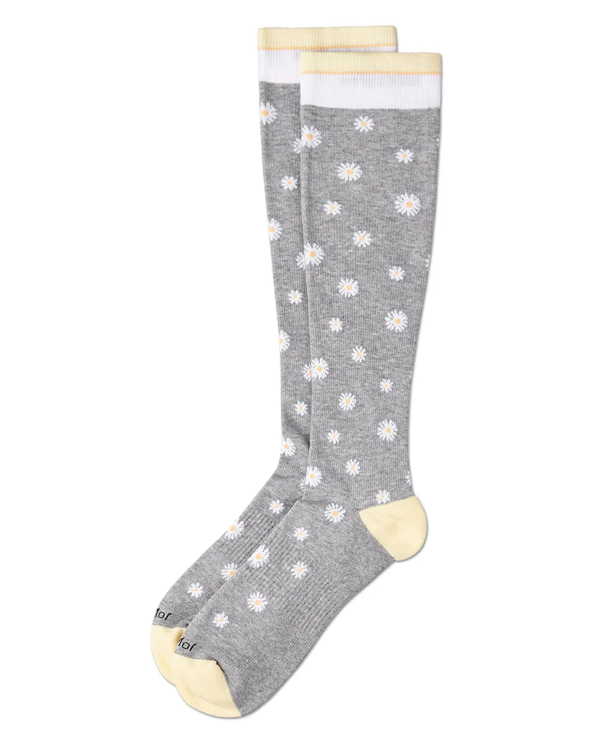 Daisies Cotton Blend 15-20 mmHg Graduated Compression Socks sold by MeMoi product image thumbnail 3