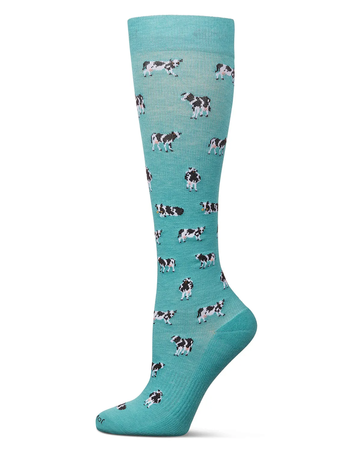 Cows 8-15 mmHg Graduated Bamboo Compression Socks sold by MeMoi