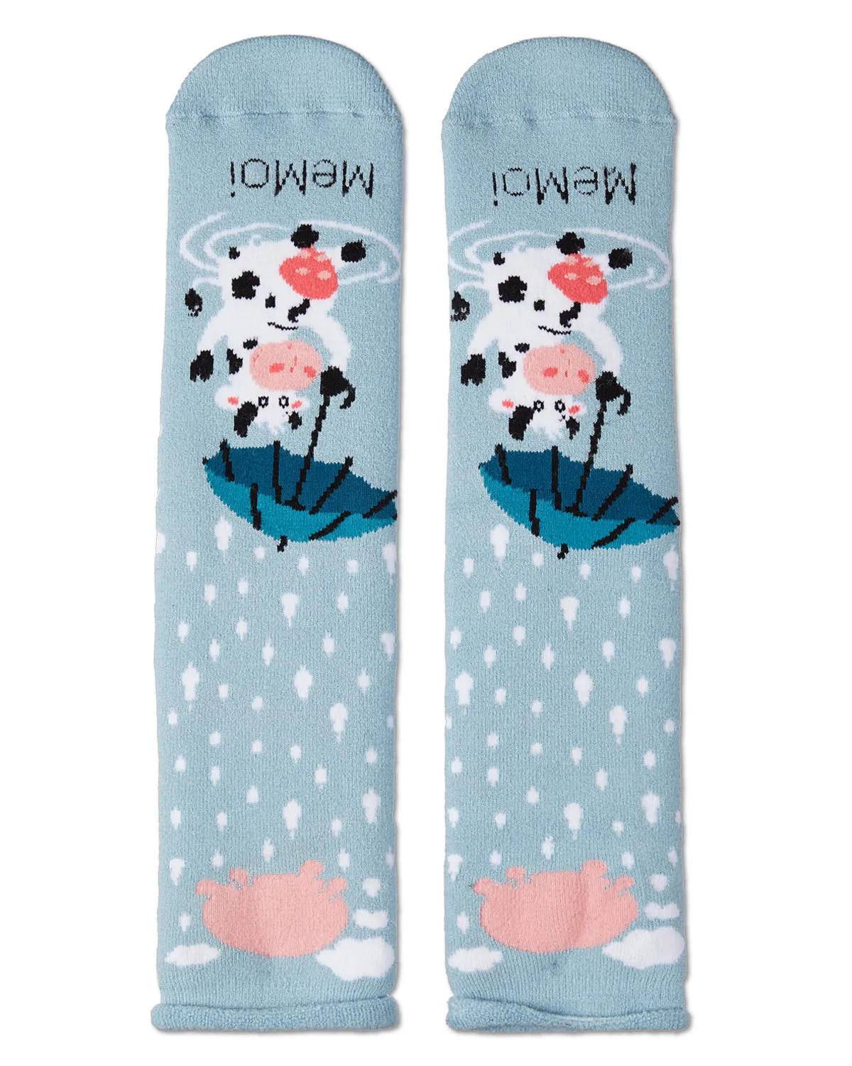 Udder The Weather Greeting Card Socks sold by MeMoi product image thumbnail 3