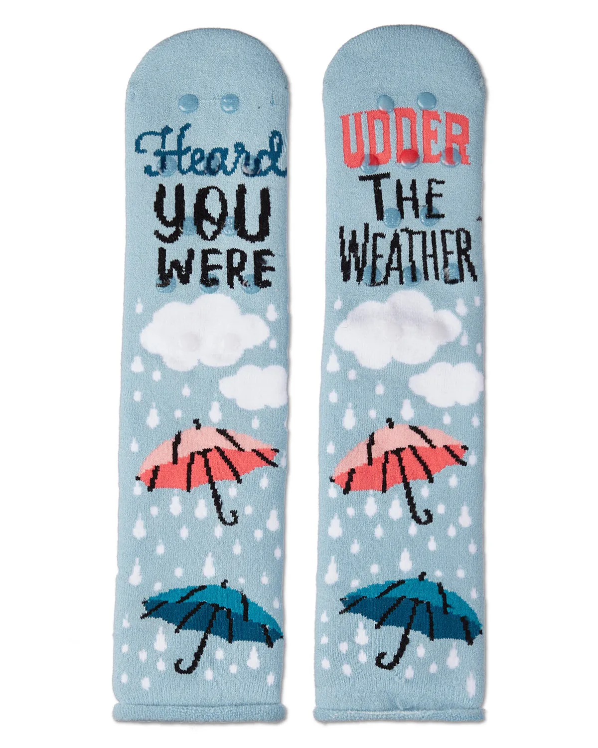 Udder The Weather Greeting Card Socks sold by MeMoi product image thumbnail 2