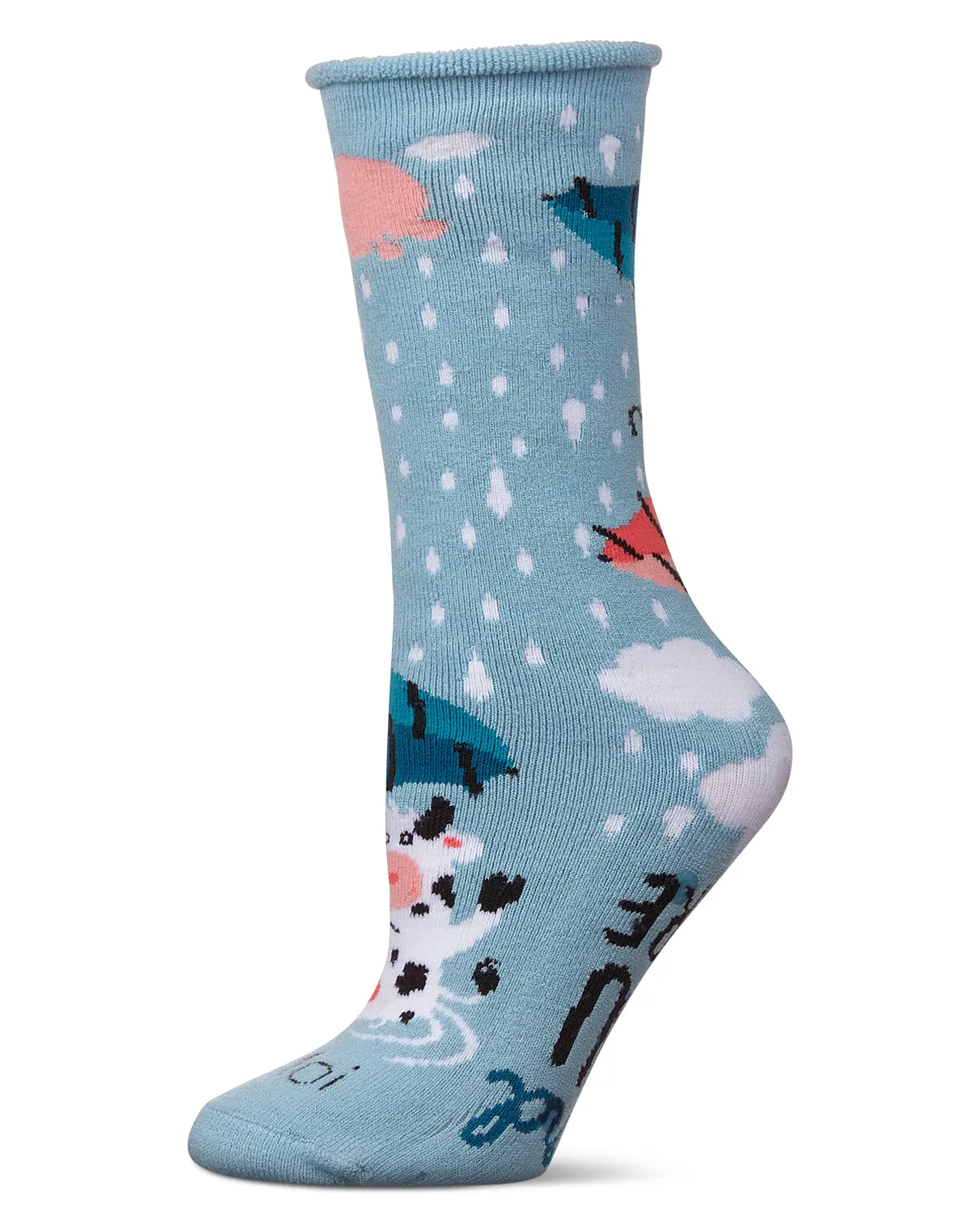 Udder The Weather Greeting Card Socks sold by MeMoi product image thumbnail 4