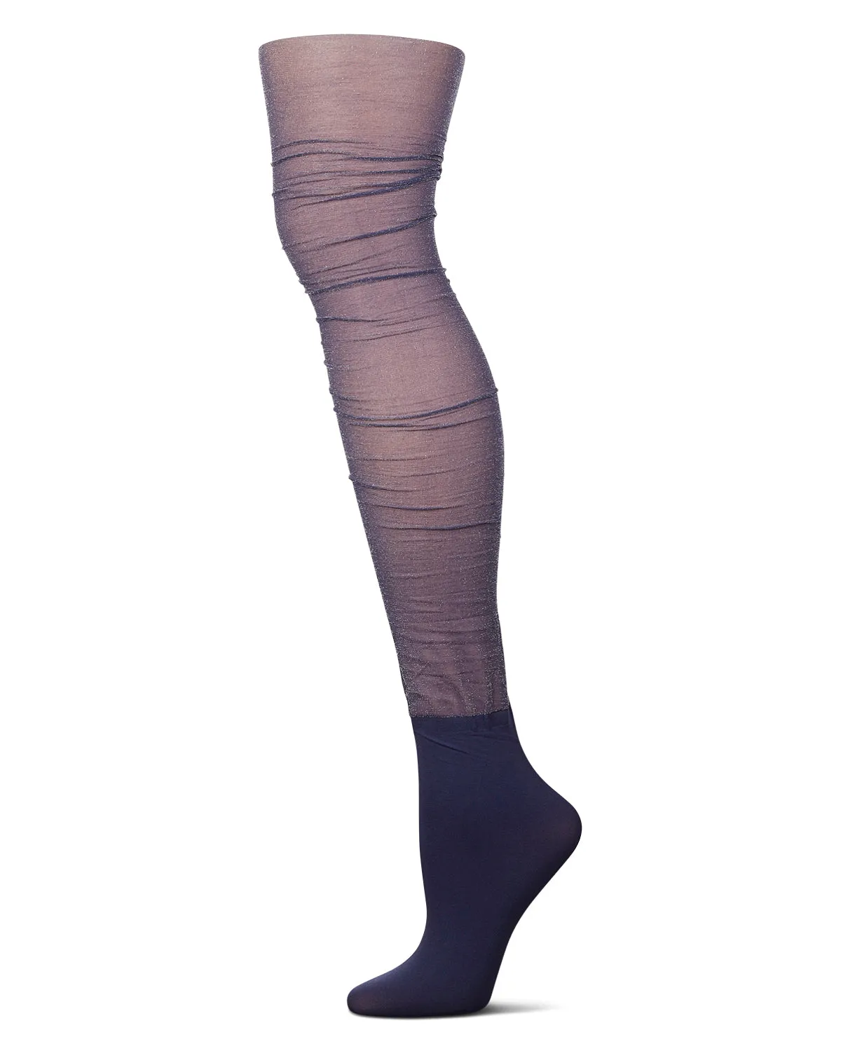Women's Shimmer Top Over The Knee Socks sold by MeMoi product image thumbnail 3