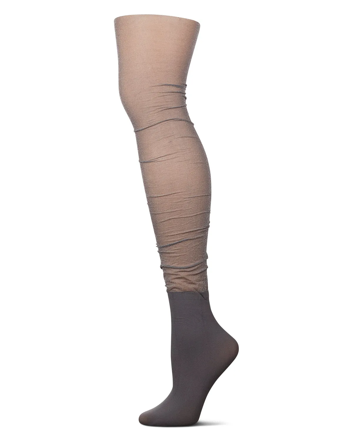 Women's Shimmer Top Over The Knee Socks sold by MeMoi product image thumbnail 4