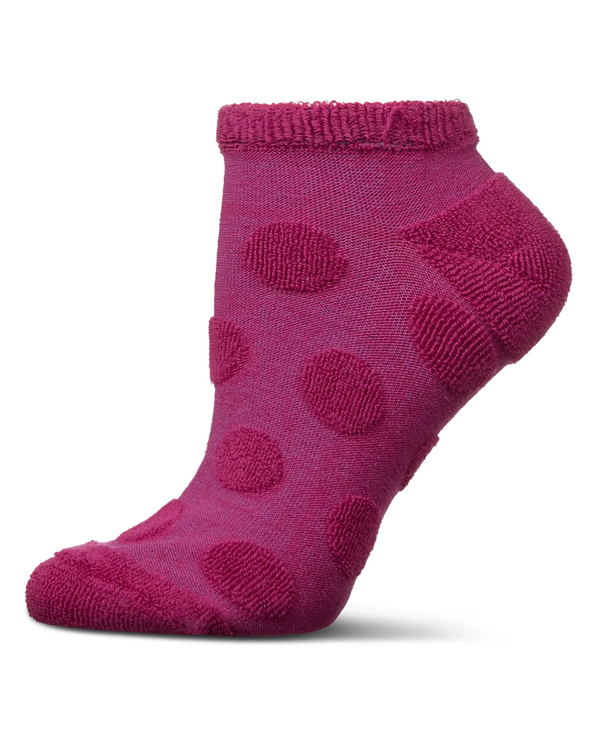 Women's Terry Dot Low Cut Socks sold by MeMoi product image thumbnail 4