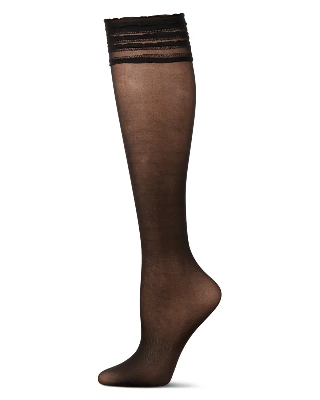 Women's Rufflicious Knee High Socks sold by MeMoi