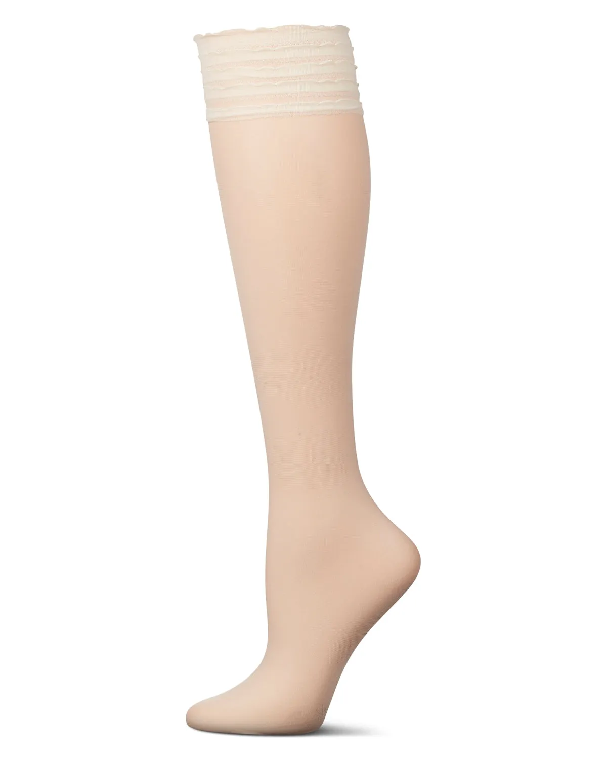 Women's Rufflicious Knee High Socks sold by MeMoi product image thumbnail 2