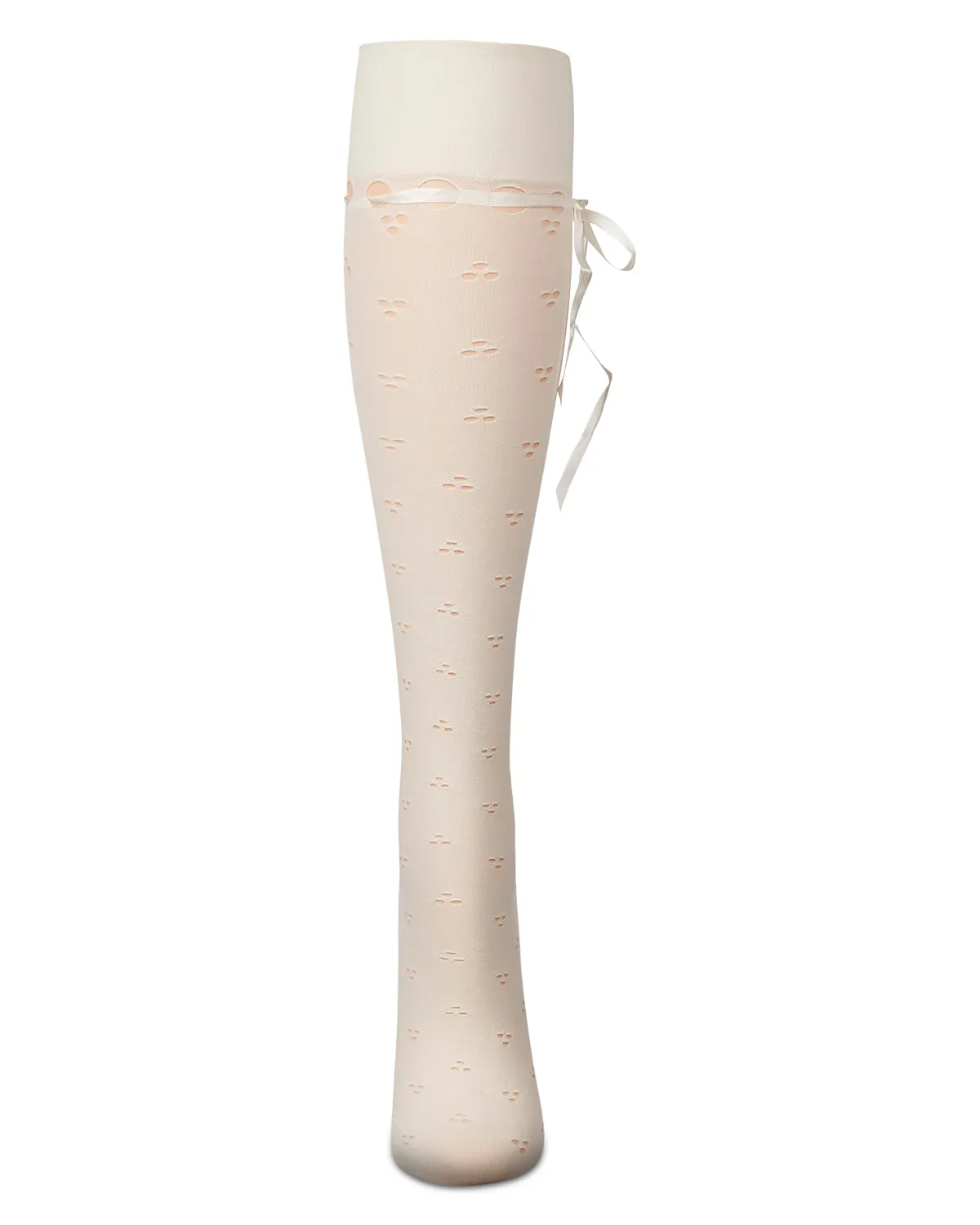 Women's Pointelle Bow Tie Knee High Socks sold by MeMoi product image thumbnail 4
