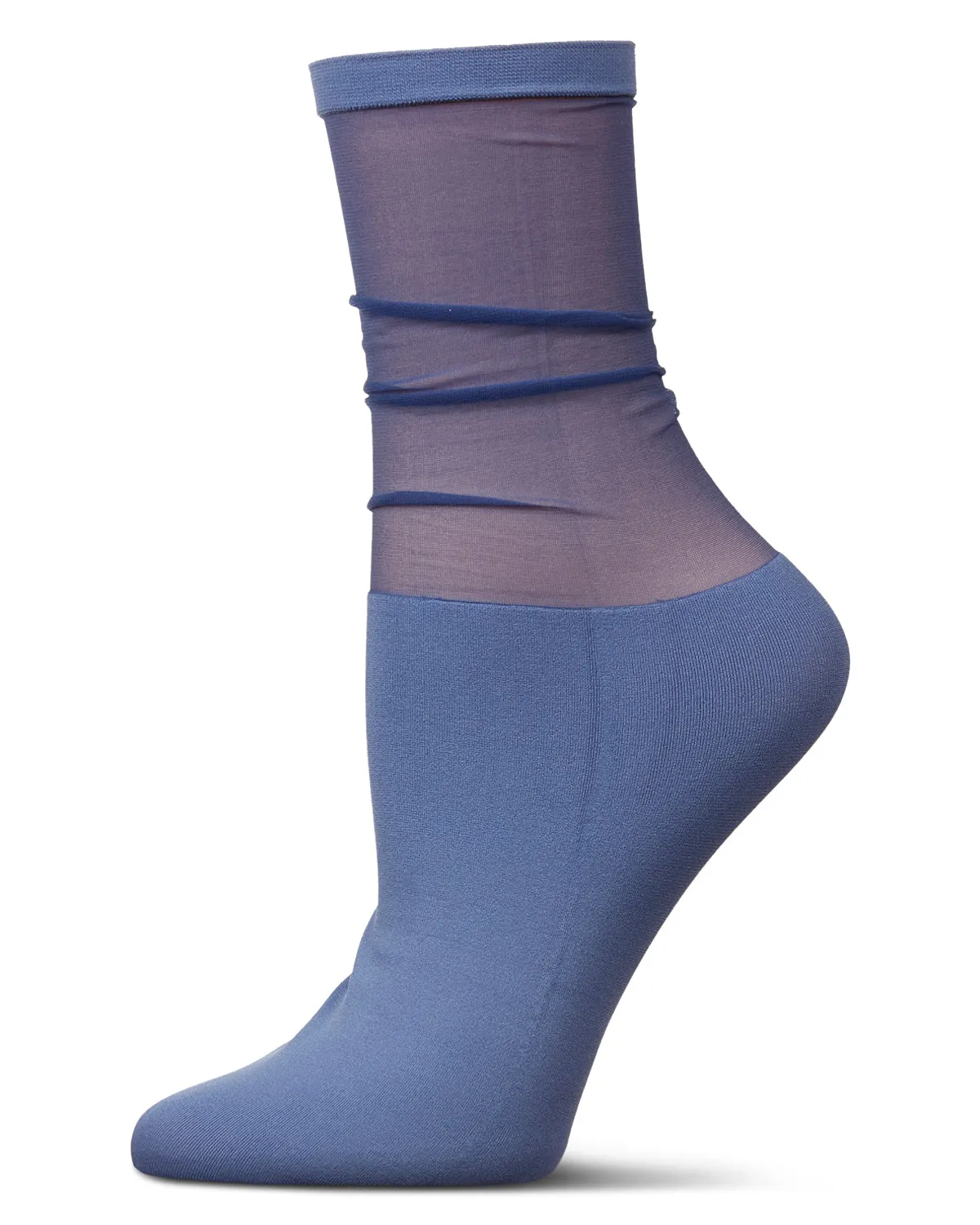 Women's Sheer Top Anklet Socks sold by MeMoi product image thumbnail 2