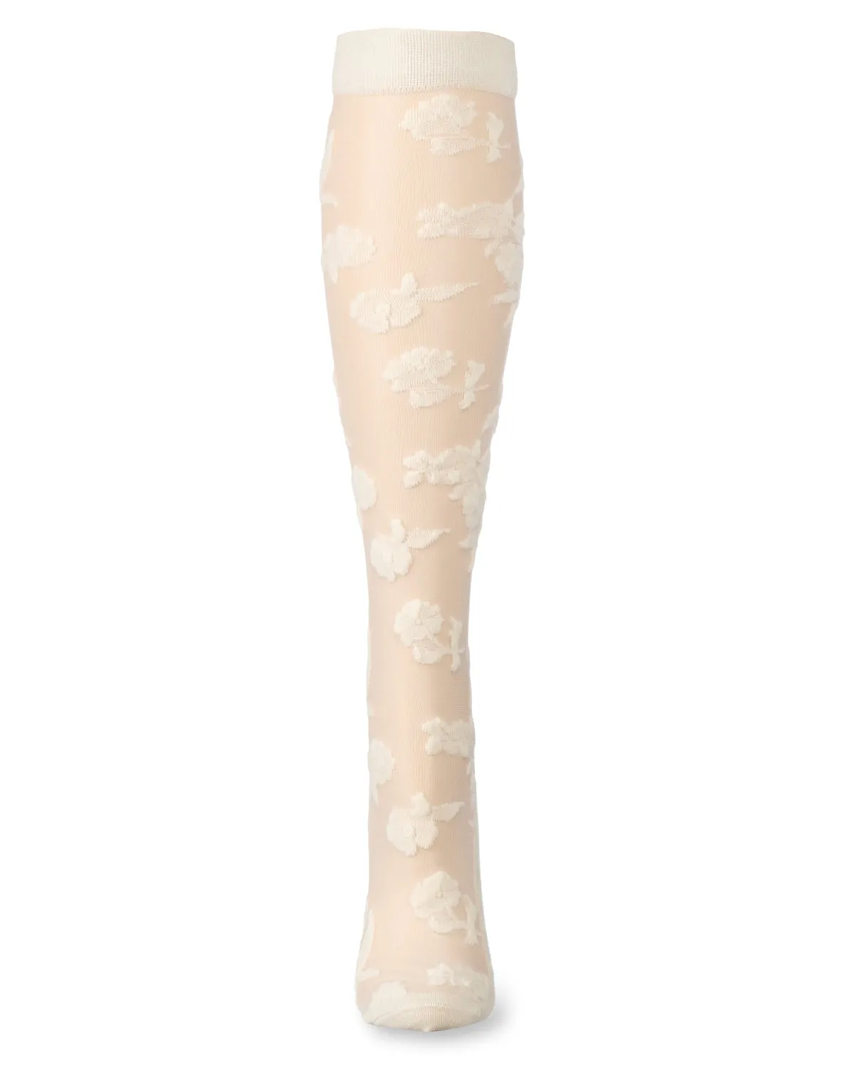 Women's Floral Fantasy Sheer Knee High Socks sold by MeMoi product image thumbnail 4