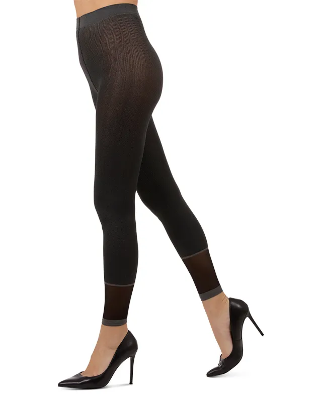 Women's Spunky Herringbone Fashion Footless Tights sold by MeMoi