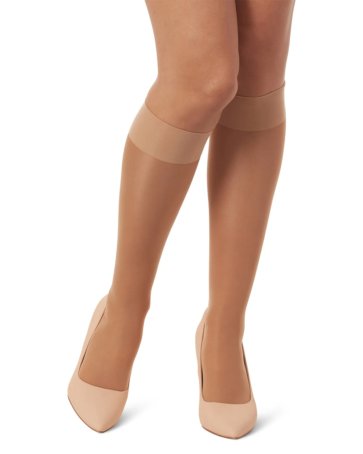 Women's Perfect 40 Semi-Opaque Knee High Sock sold by MeMoi