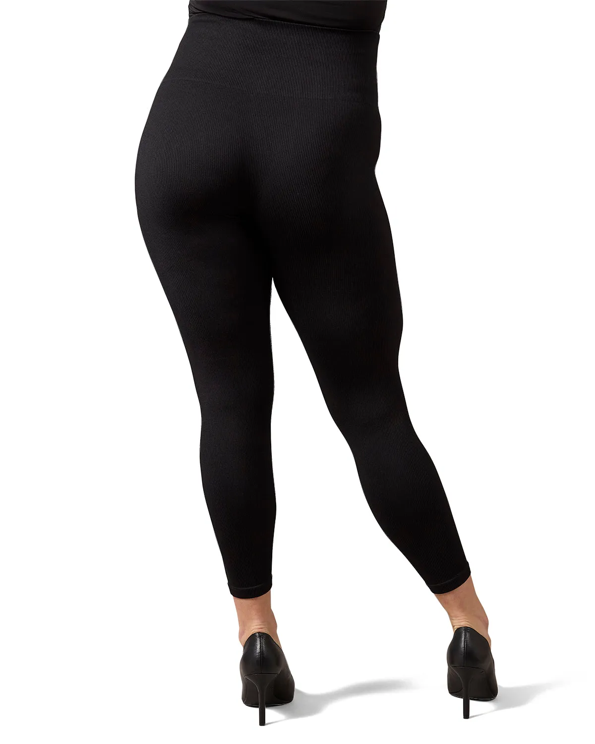 Women's Thin Ribbed High Waist Seamless Leggings sold by MeMoi product image thumbnail 5