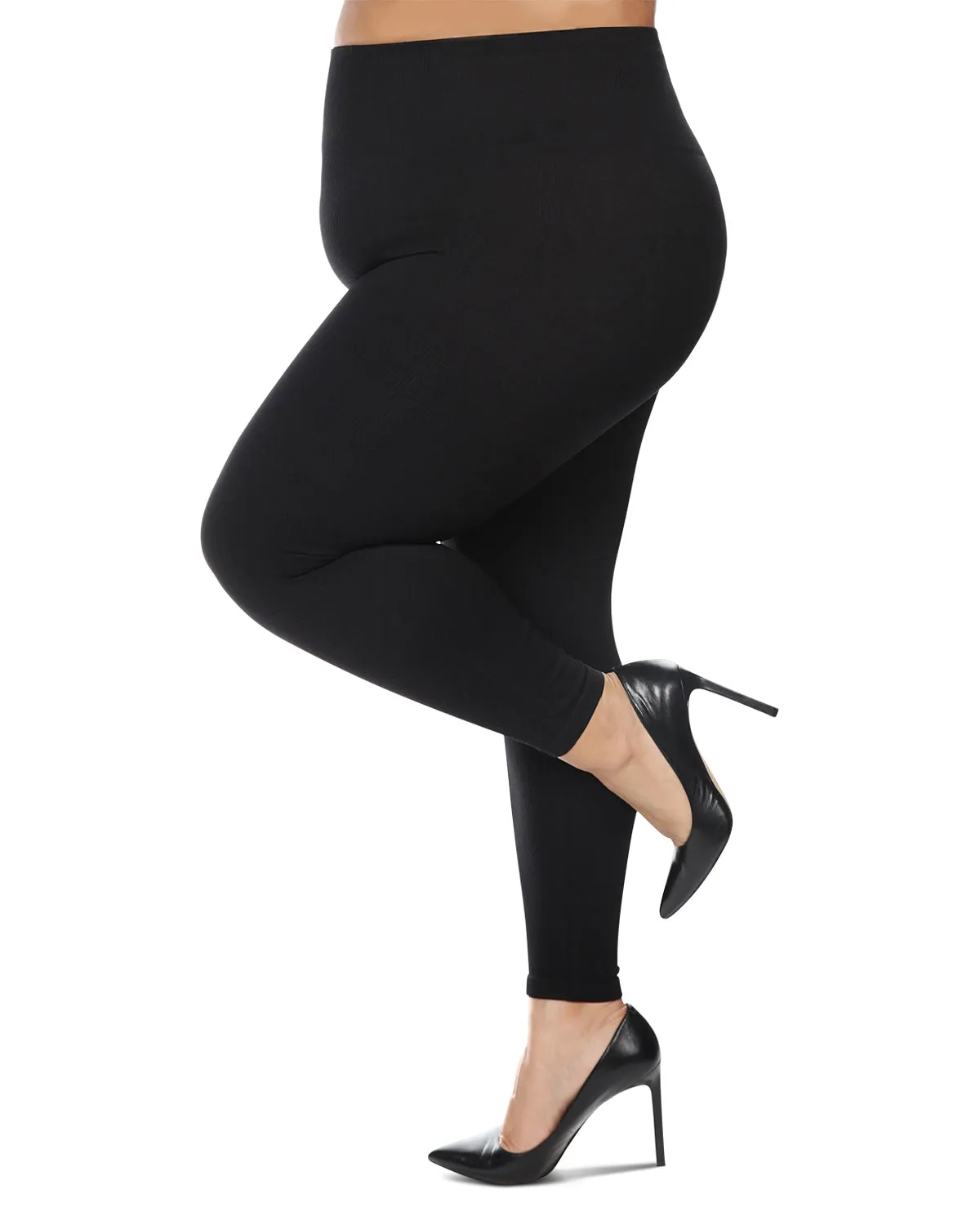 Women's Thin Ribbed High Waist Seamless Leggings sold by MeMoi