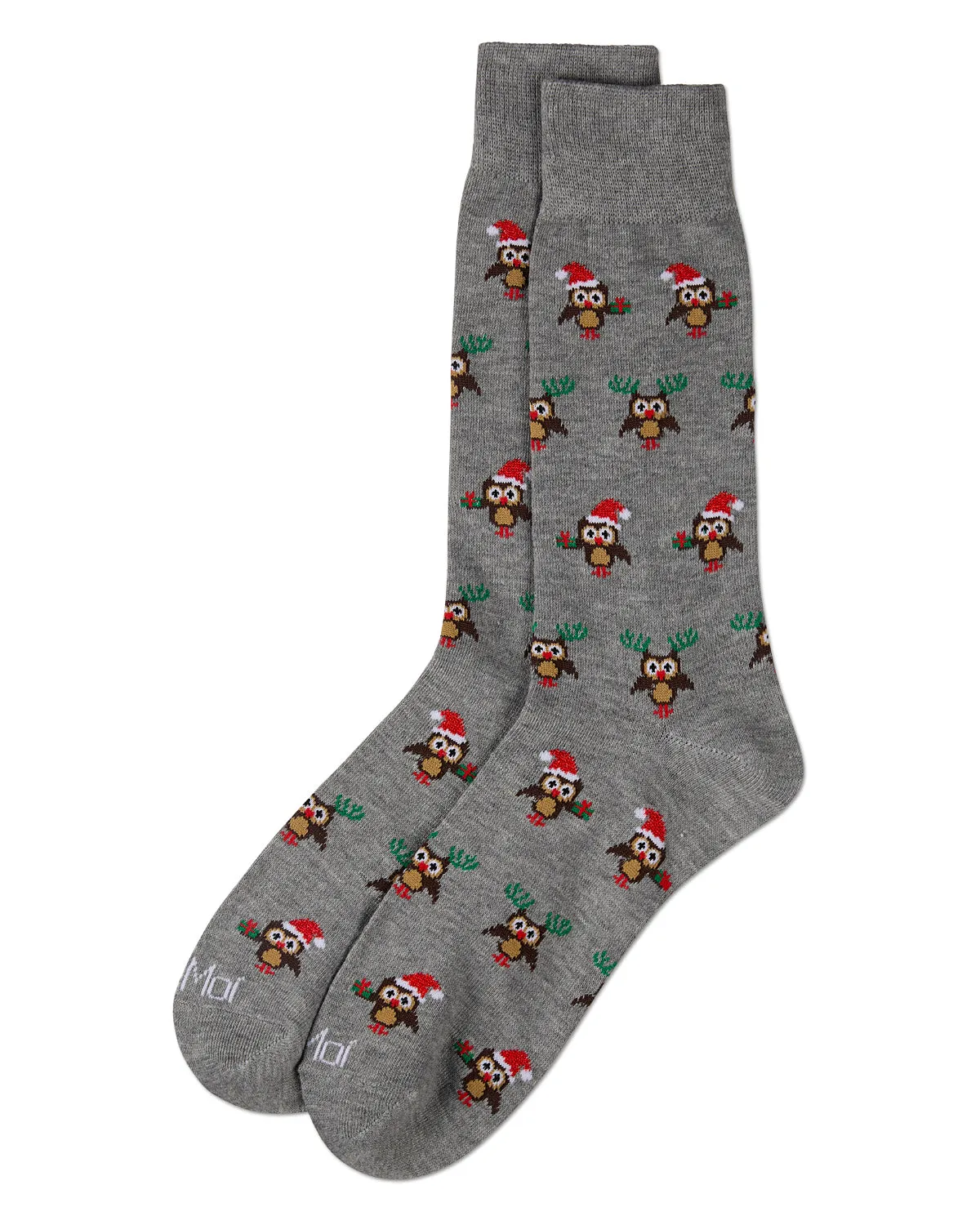 Men's "Owl" Graphics Holiday Novelty Crew Socks sold by MeMoi product image thumbnail 3