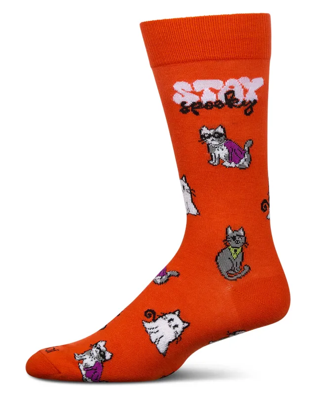 Men's Stay Spooky Holiday Crew Socks sold by MeMoi