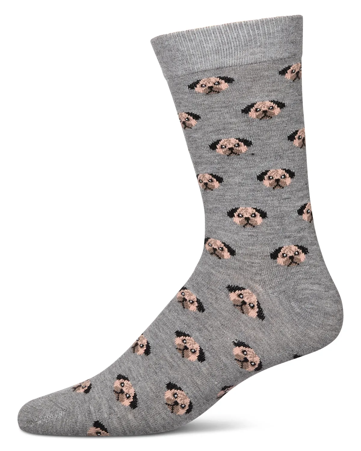 Men's Dog Face Cashmere Crew Socks sold by MeMoi