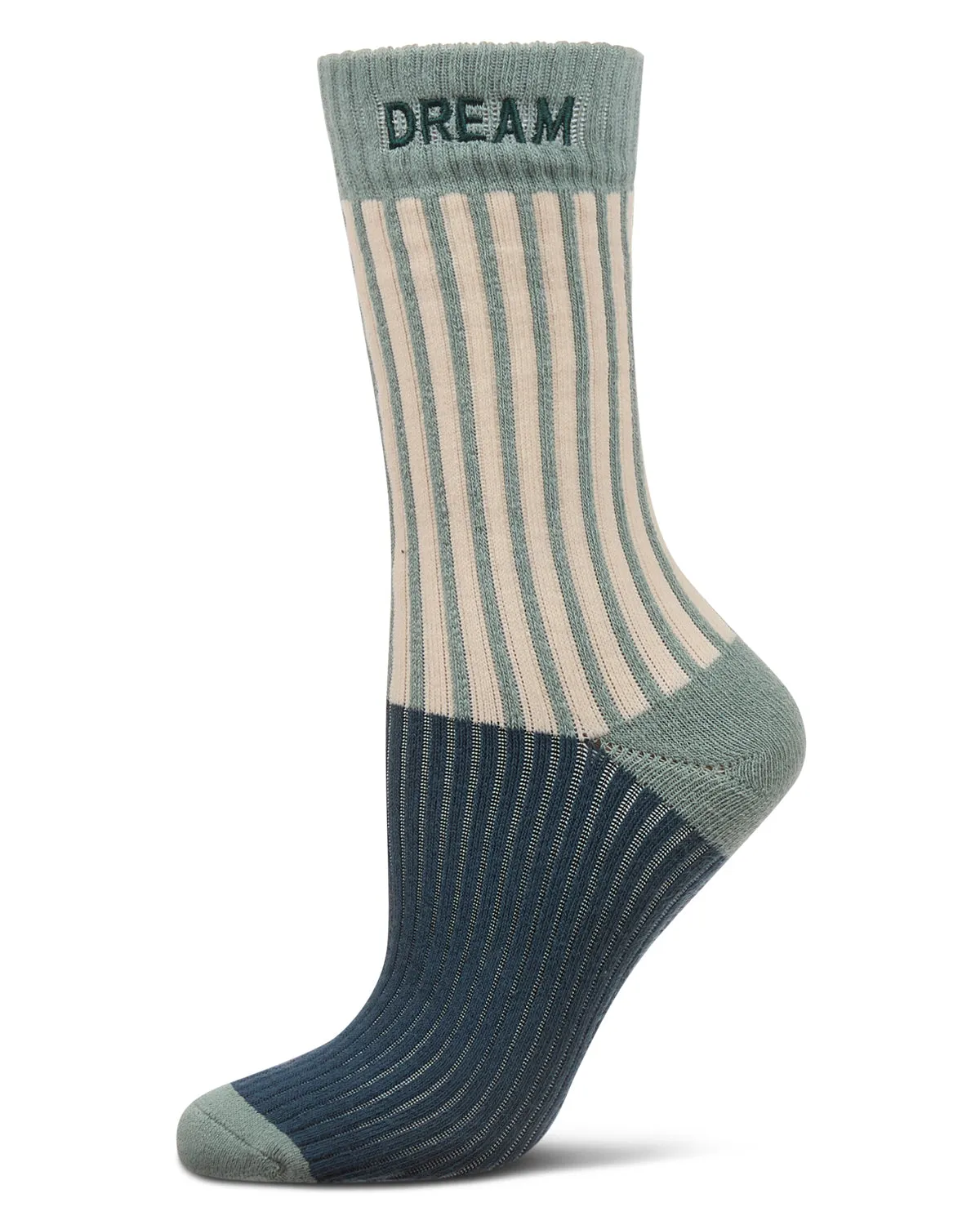 Women's Inspirations Embroidered Cuff Crew Socks sold by MeMoi product image thumbnail 2