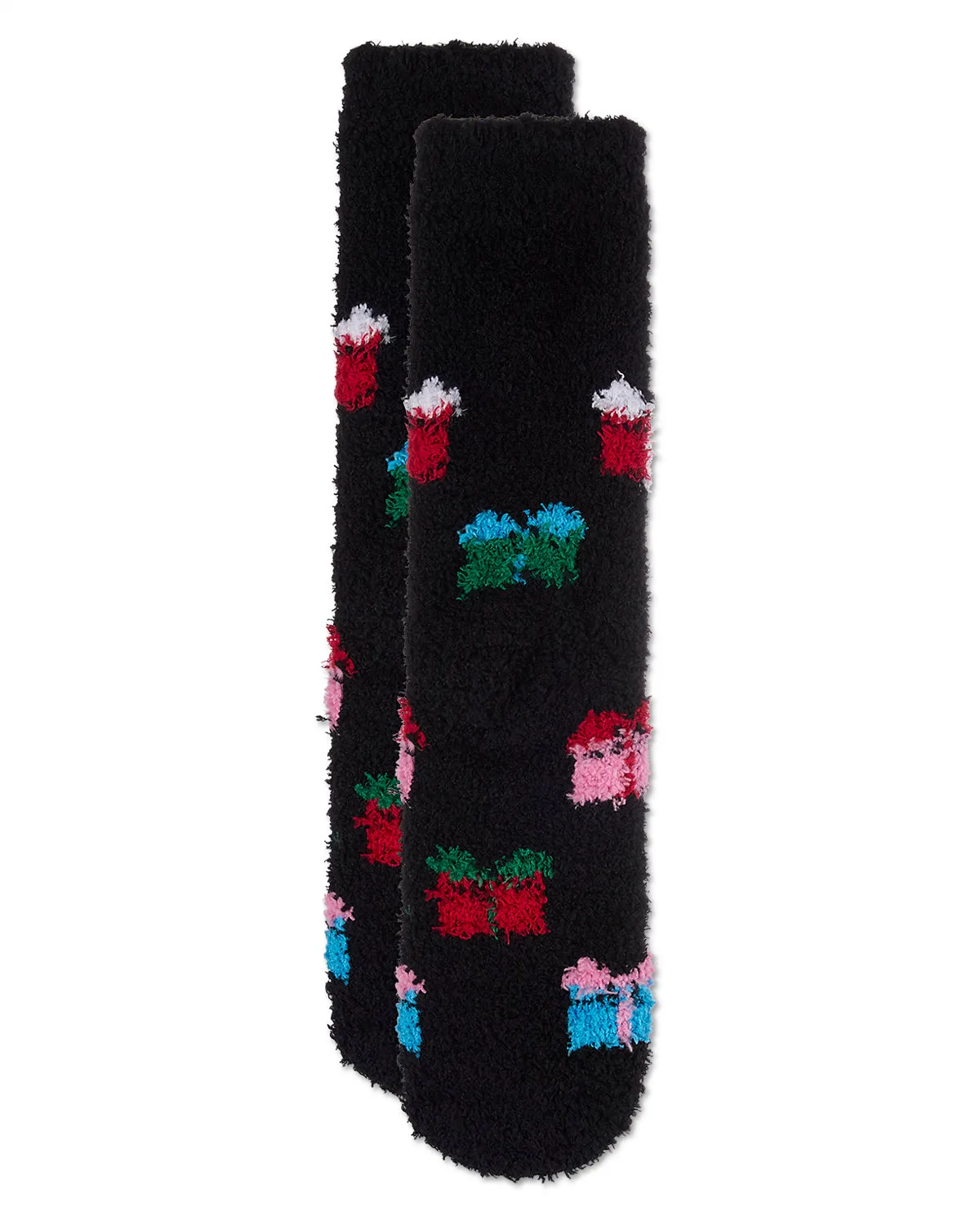 Women's Tree & Presents Mistle Toes Cozy Crew Socks sold by MeMoi product image thumbnail 3