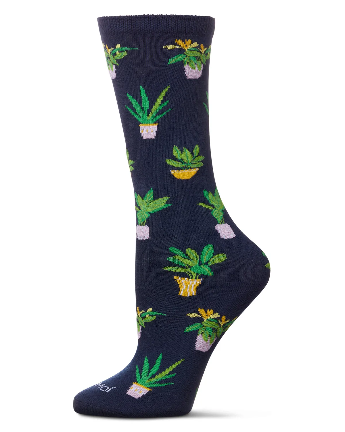 Women's "You Grow Girl" Plant-Themed Giftable Novelty Crew Sock sold by MeMoi product image thumbnail 2