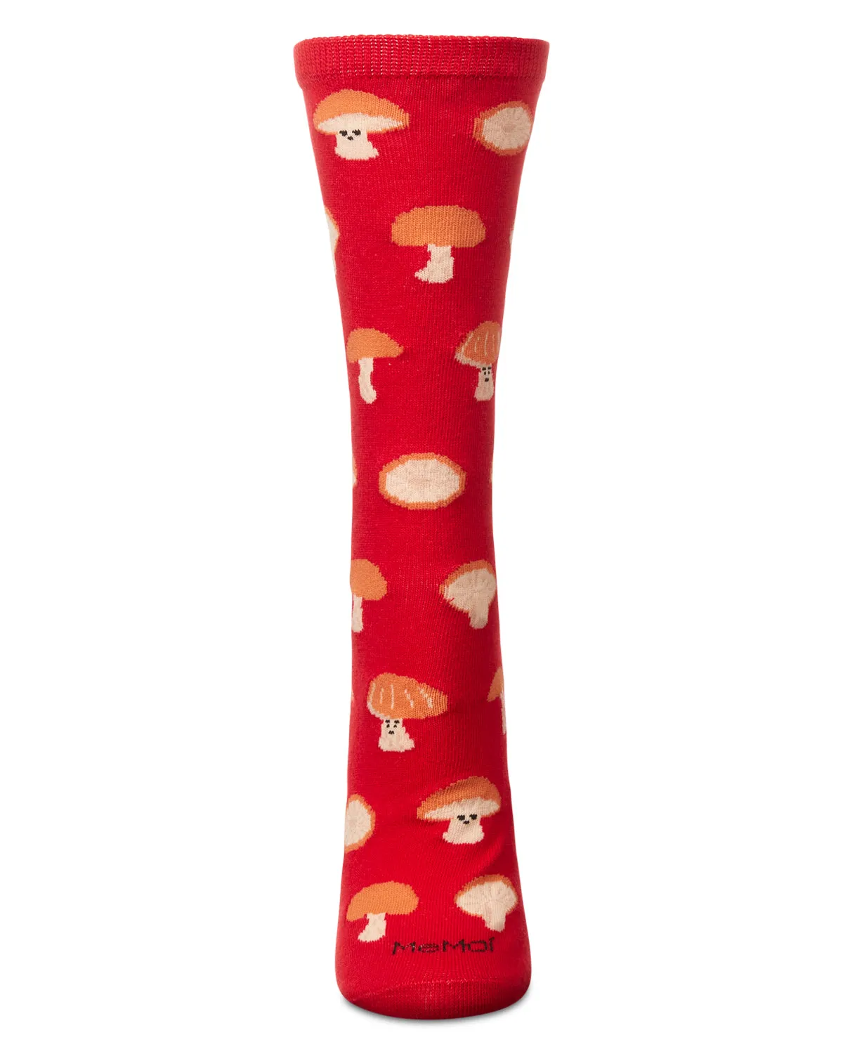 Women's "Shiitake Happens" Mushroom-Themed Giftable Novelty Crew Sock sold by MeMoi product image thumbnail 3