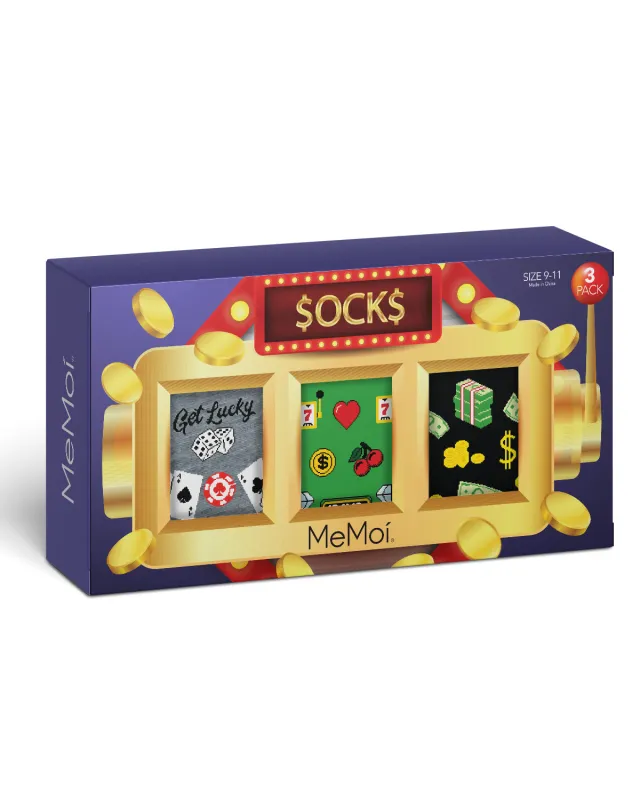 You Bet You 3 Pack Gift Set Crew Socks sold by MeMoi