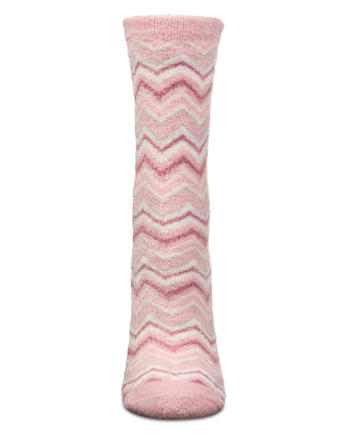 Women's Zig Zag Stripes Aloe Infused Crew Socks sold by MeMoi product image thumbnail 3