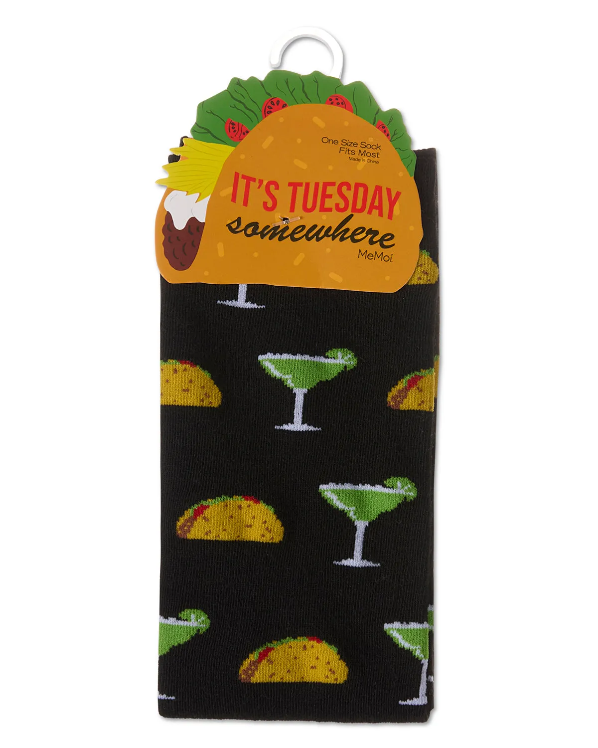 It's Tuesday Somewhere Crew Socks sold by MeMoi