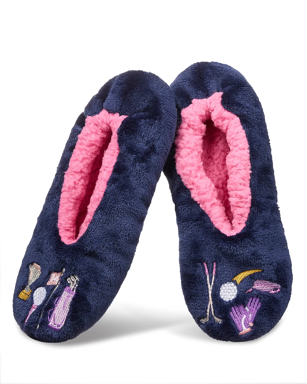 Women's Golf Sherpa Lined Slippers sold by MeMoi