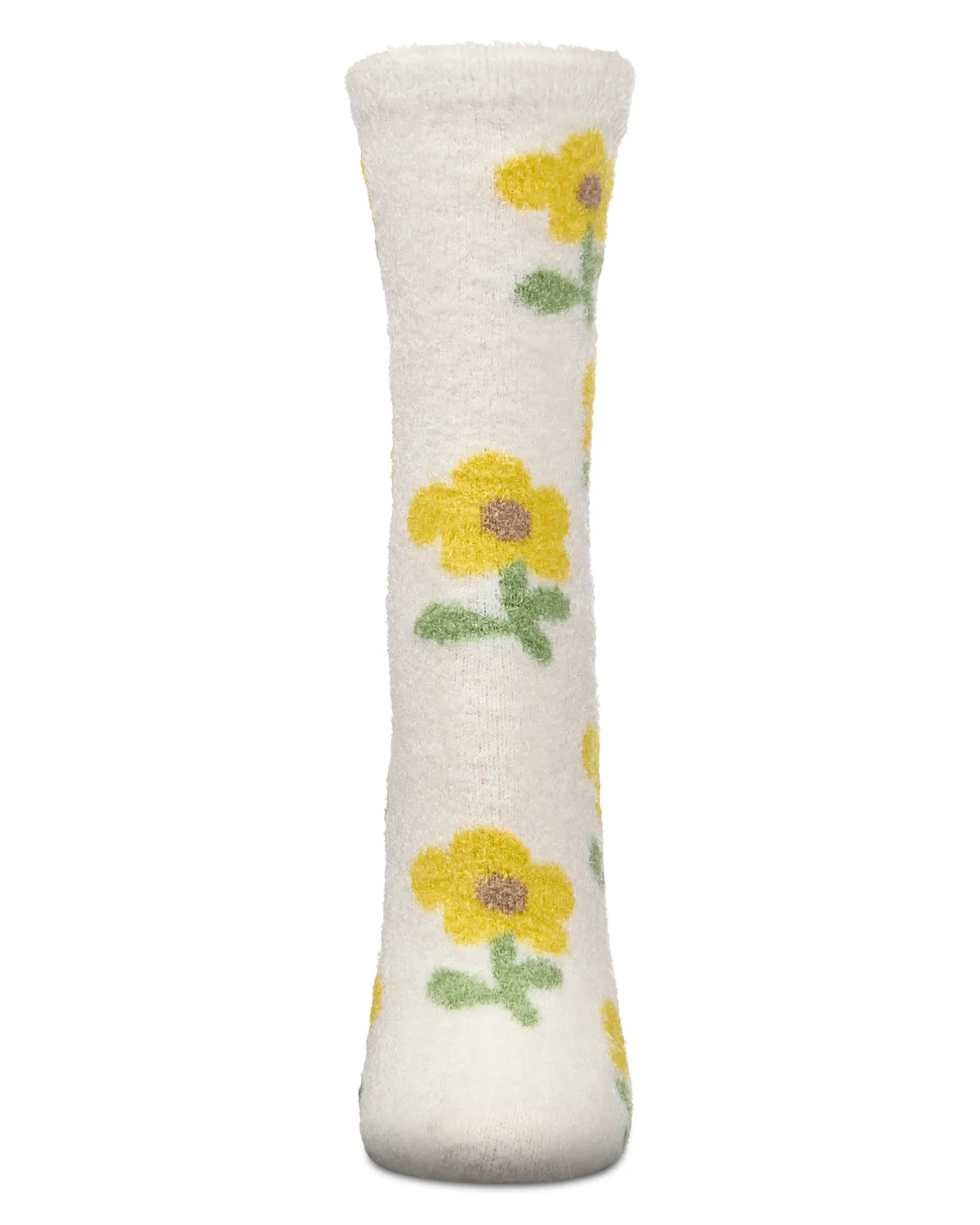 Women's Flower Aloe Infused Crew Socks sold by MeMoi product image thumbnail 4