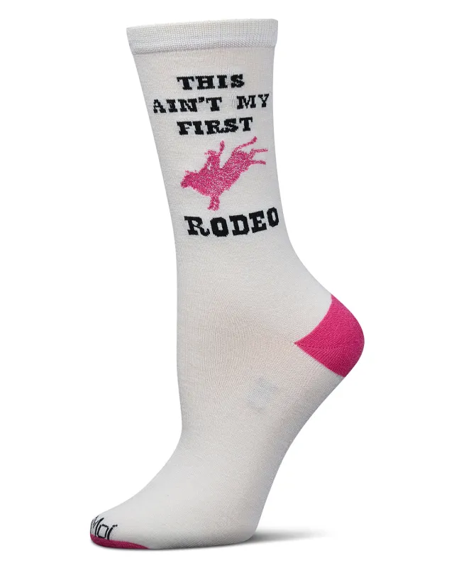 Women's Rodeo Rayon From Bamboo Crew Socks sold by MeMoi
