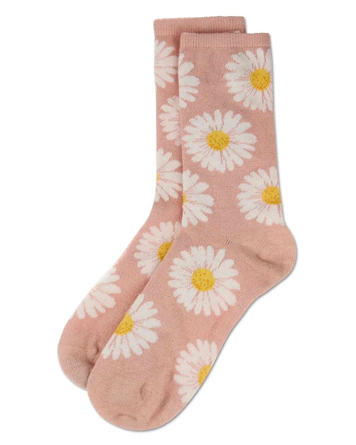 Women's Daisies Cashmere Crew Socks sold by MeMoi product image thumbnail 3