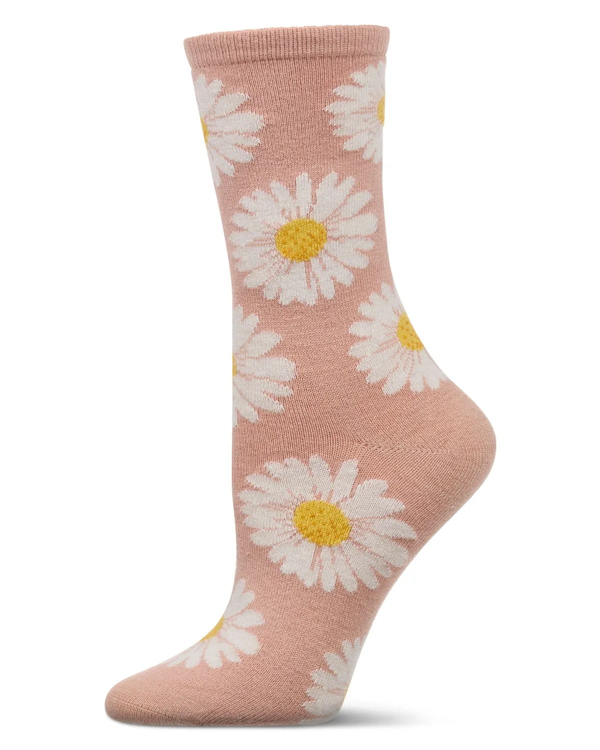 Women's Daisies Cashmere Crew Socks sold by MeMoi