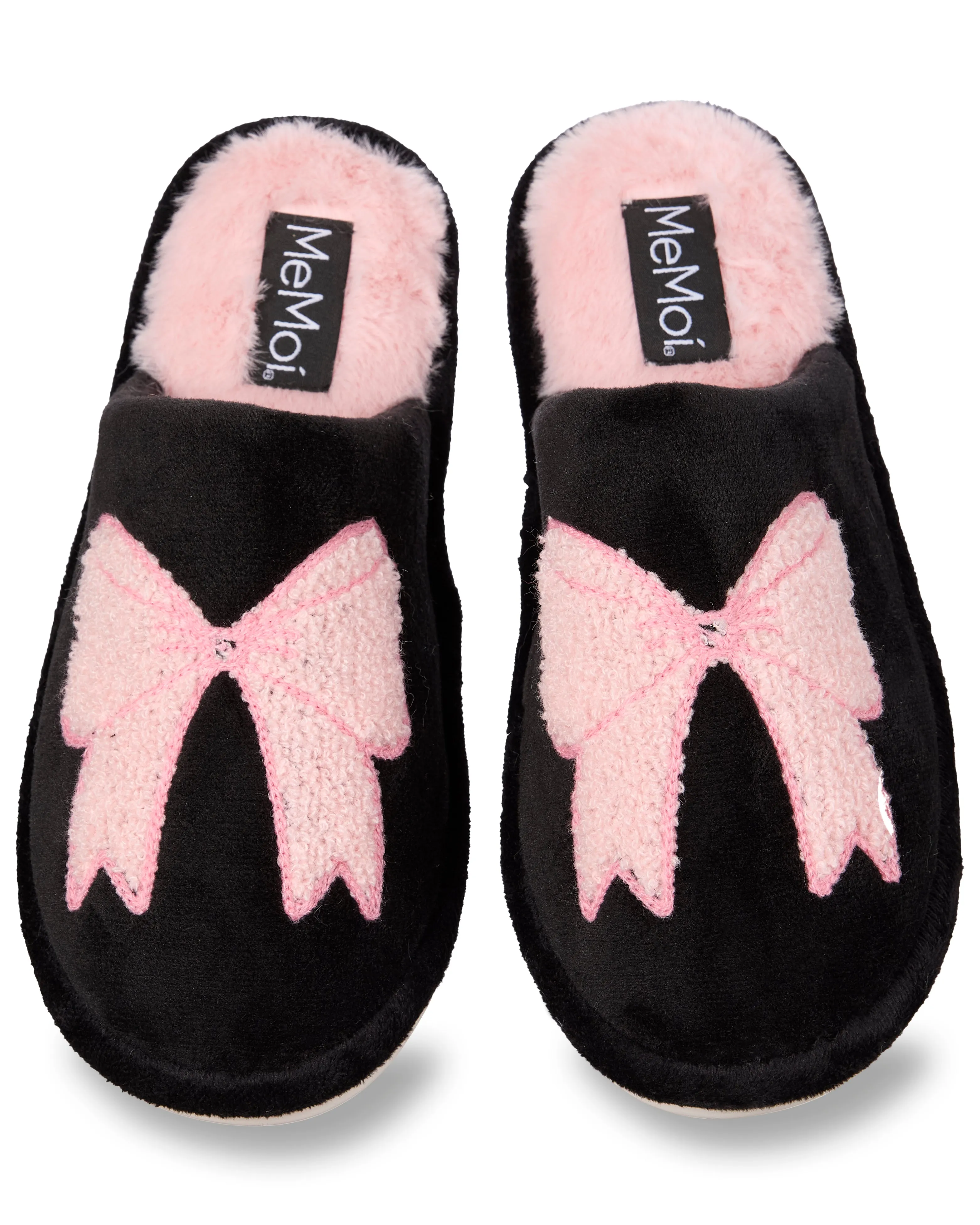 Women's Bow Plush Memory Foam Slippers sold by MeMoi product image thumbnail 4