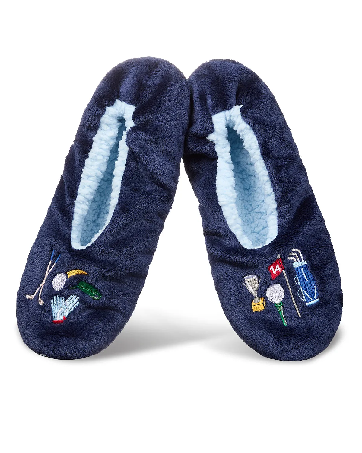 Men's Golf Sherpa Lined Slippers sold by MeMoi