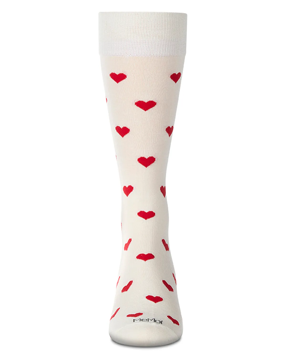 Men's Hearts Rayon From Bamboo Crew Socks sold by MeMoi product image thumbnail 5