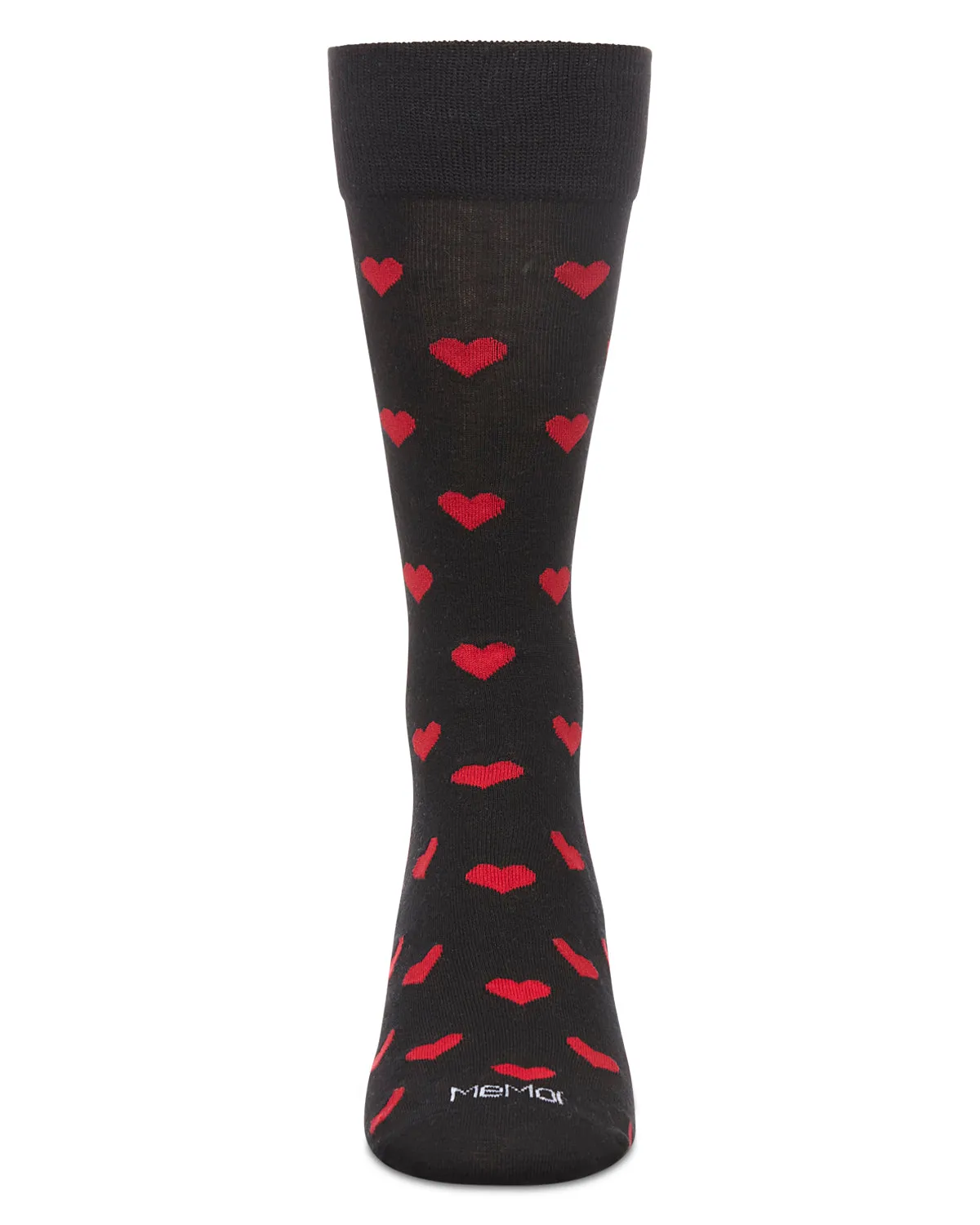 Men's Hearts Rayon From Bamboo Crew Socks sold by MeMoi product image thumbnail 2