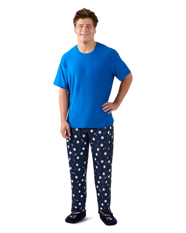 Men's Tee Time 2 Piece PJ Set In A Bag sold by MeMoi
