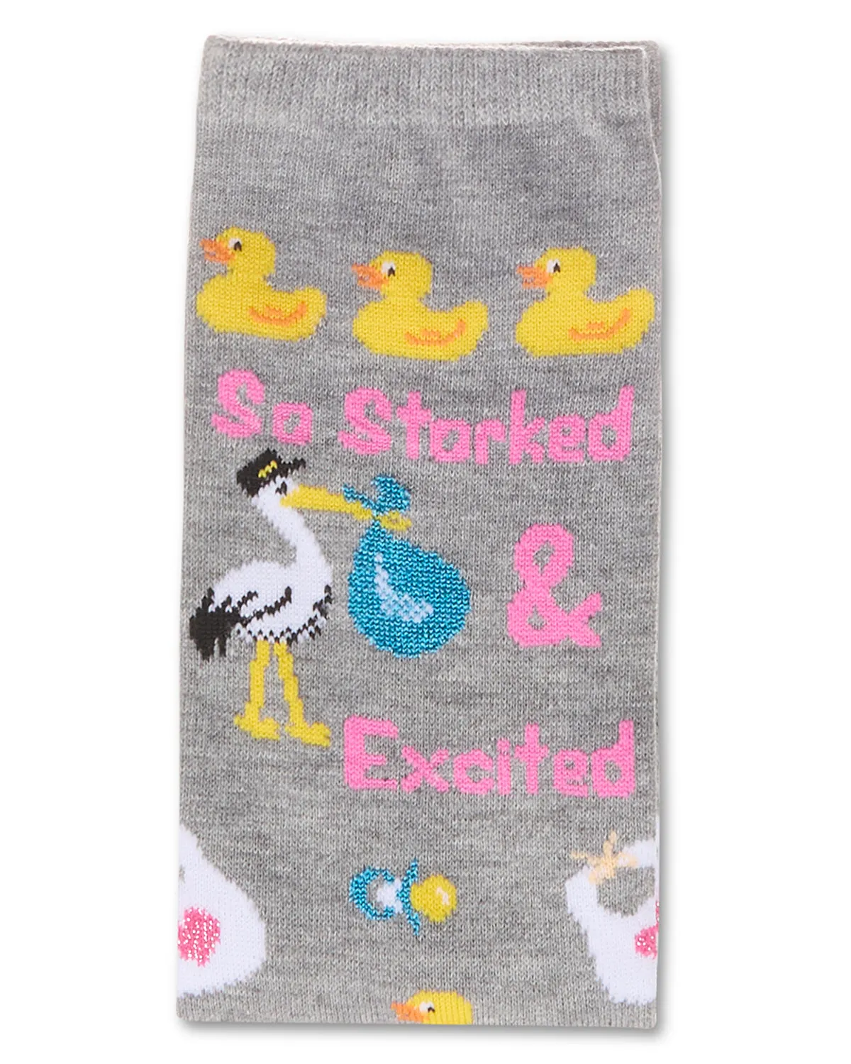 So Storked & Excited Greeting Card Crew Socks sold by MeMoi product image thumbnail 5