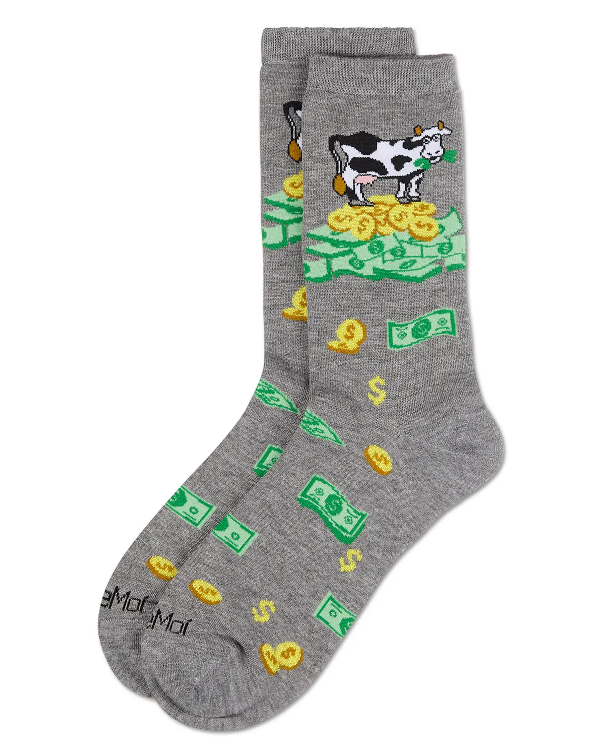 Women's Cash Cow Rayon From Bamboo Crew Socks sold by MeMoi product image thumbnail 3