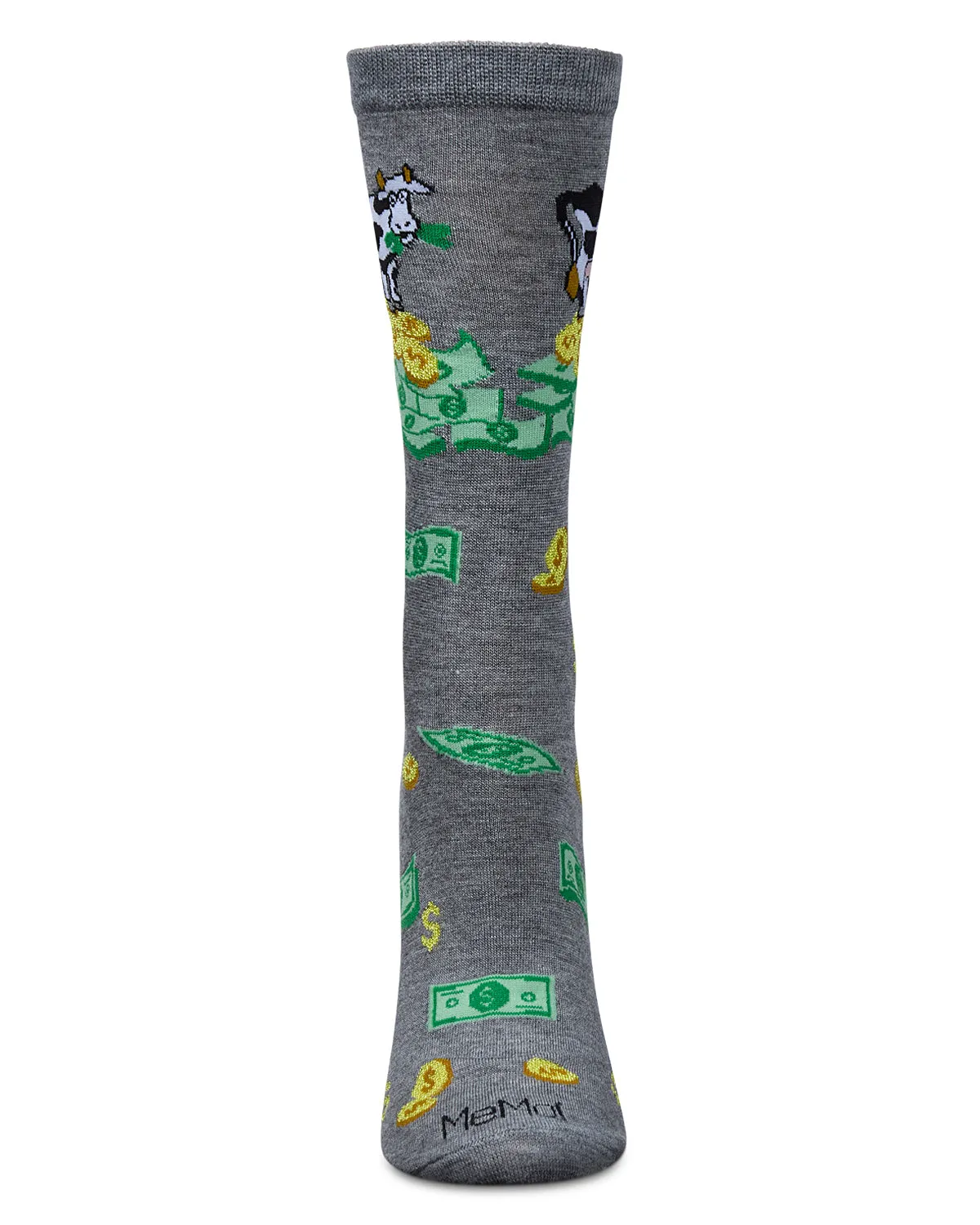 Women's Cash Cow Rayon From Bamboo Crew Socks sold by MeMoi product image thumbnail 2