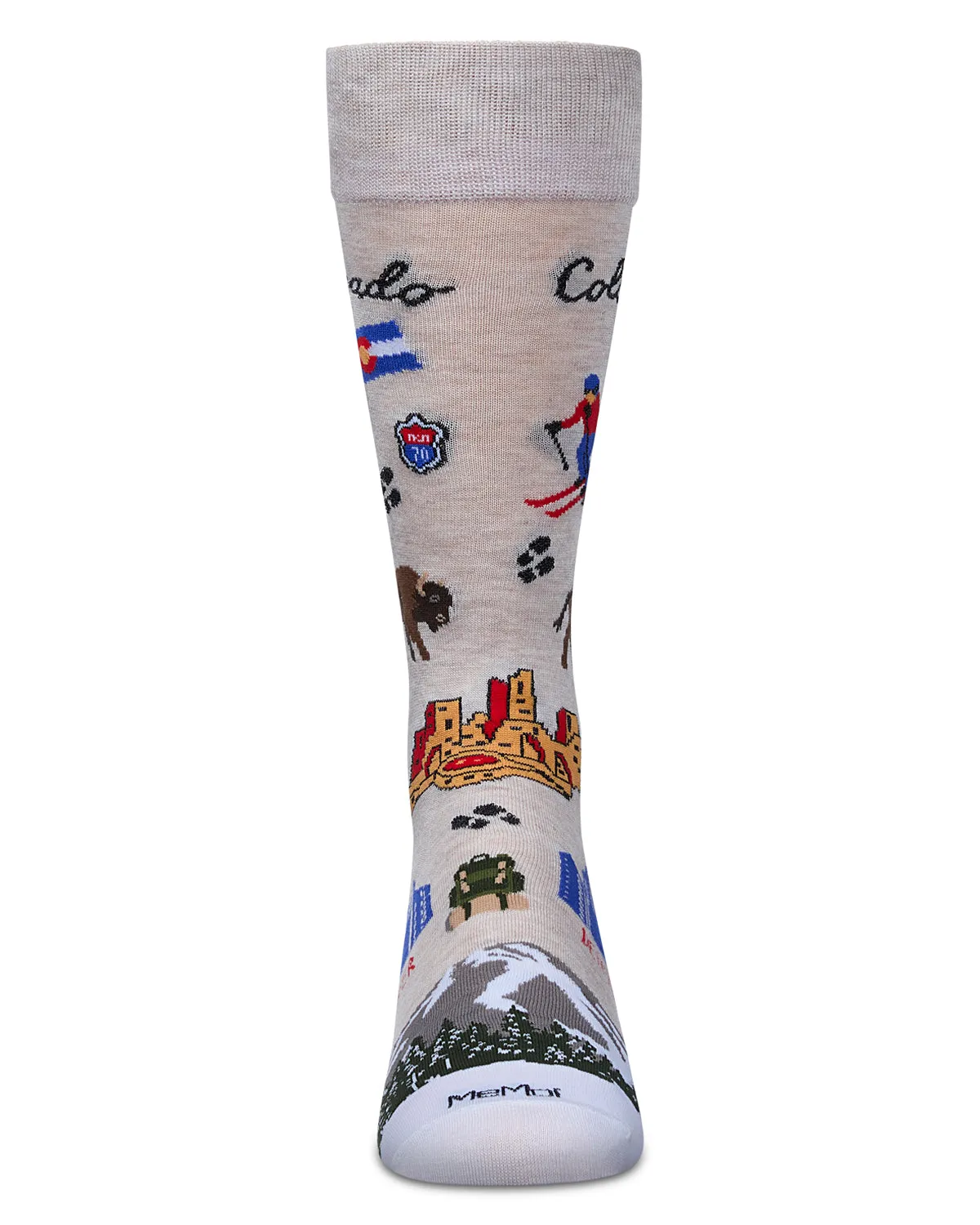 Men's Colorado Rayon From Bamboo Crew Socks sold by MeMoi product image thumbnail 2