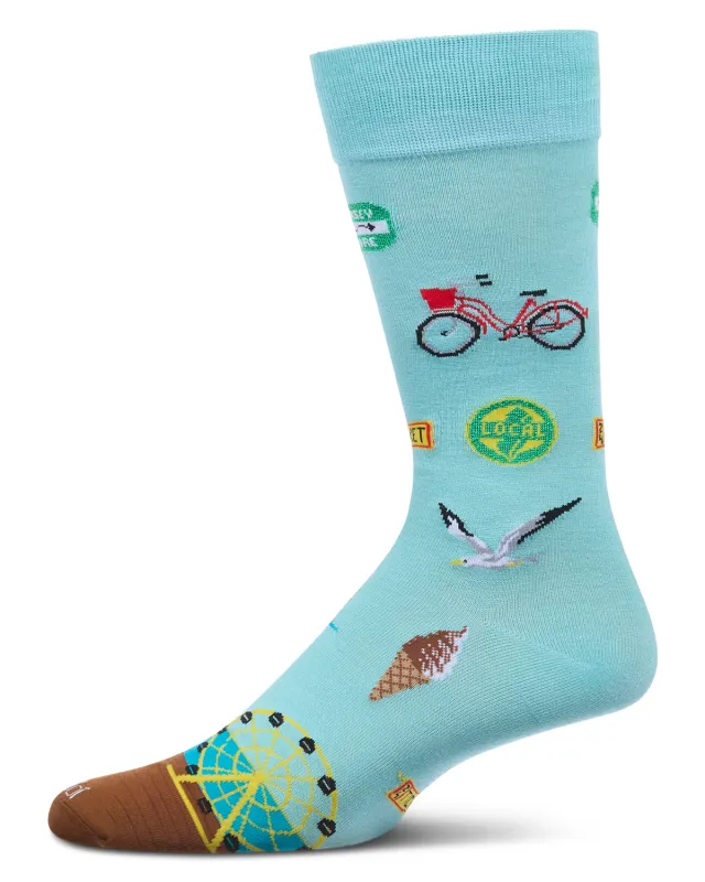 Men's New Jersey Rayon From Bamboo Crew Socks sold by MeMoi