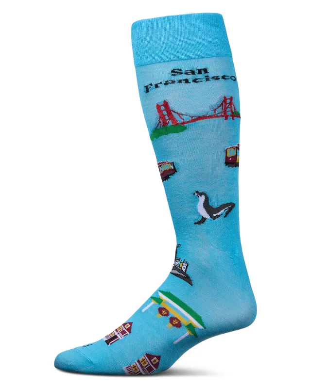 Men's San Francisco Rayon From Bamboo Crew Socks sold by MeMoi