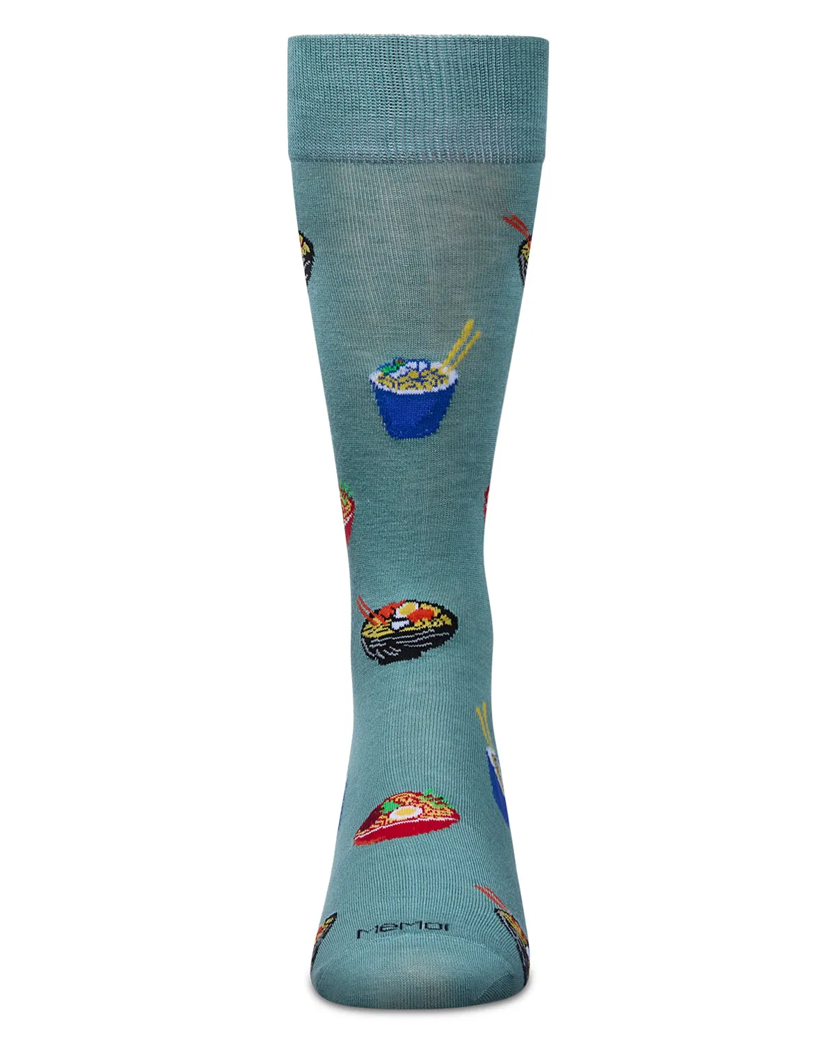 Men's Ramen Rayon From Bamboo Crew Socks sold by MeMoi product image thumbnail 2