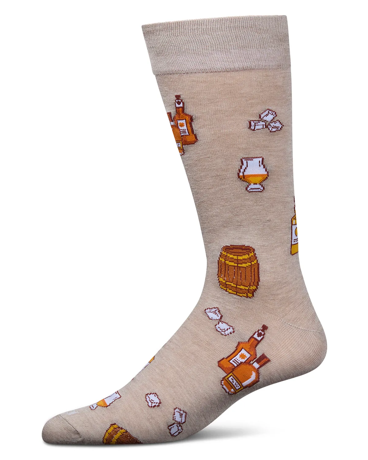 Men's Whiskey Rayon From Bamboo Crew Socks sold by MeMoi